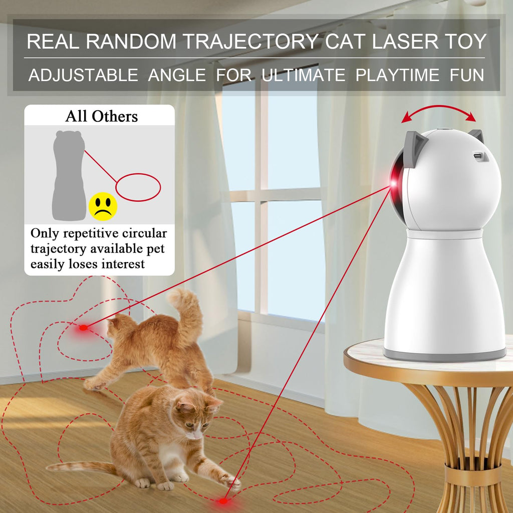 YVE LIFE Interactive Cat Toys Laser for Indoor Cats,Automatic Kitten Toys