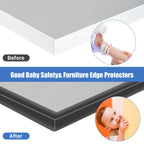 Rubber Edge Trim, Self-Adhesive Flexible Edge Protector for Plywood, Cabinet and Drawer, 3/4" Peel and Stick U Shaped Edge Banding for Wood, EPDM Material, Fit 0.75"(19mm), Length 10Ft