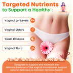 Vazatisi 120 Count | Feminine Balance Gummies for Women’s | Pineapple Gummies for Women PH Balance, Healthy Odor, Yeast Balance & Flora | Vegetarian Friendly, Sugar Free