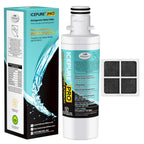 ICEPURE PRO ADQ74793501 NSF/ANSI 401 NSF/ANSI 42Certified Replacement LT1000P, Kenmore Elite 9980, ADQ747935 LT1000PC MDJ64844601 ADQ74793502 Refrigerator Water and LT120F Air Filter, 1Combo