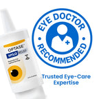 Optase® HYLO Relief Dry Eye Drops, 0.33 fl oz (10ml), 300 Doses - Preservative Free Eye Drops for Dry Eyes - Gentle Lubricant Multi-Dose Solution - Contact Lens Compatible for Daily Comfort