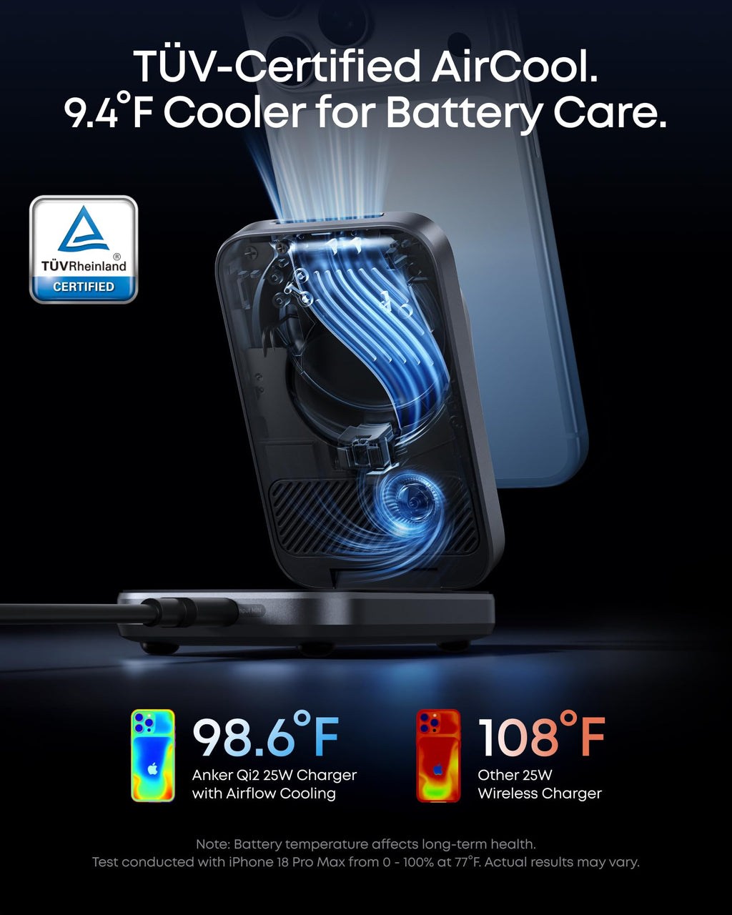 Anker Prime 25W Qi2.2-Certified Palm-Sized 3-in-1 Foldable MagSafe Charger