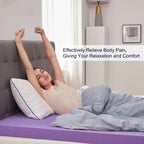 SINWEEK 2 Inch Gel Memory Foam Mattress Topper, Twin Size