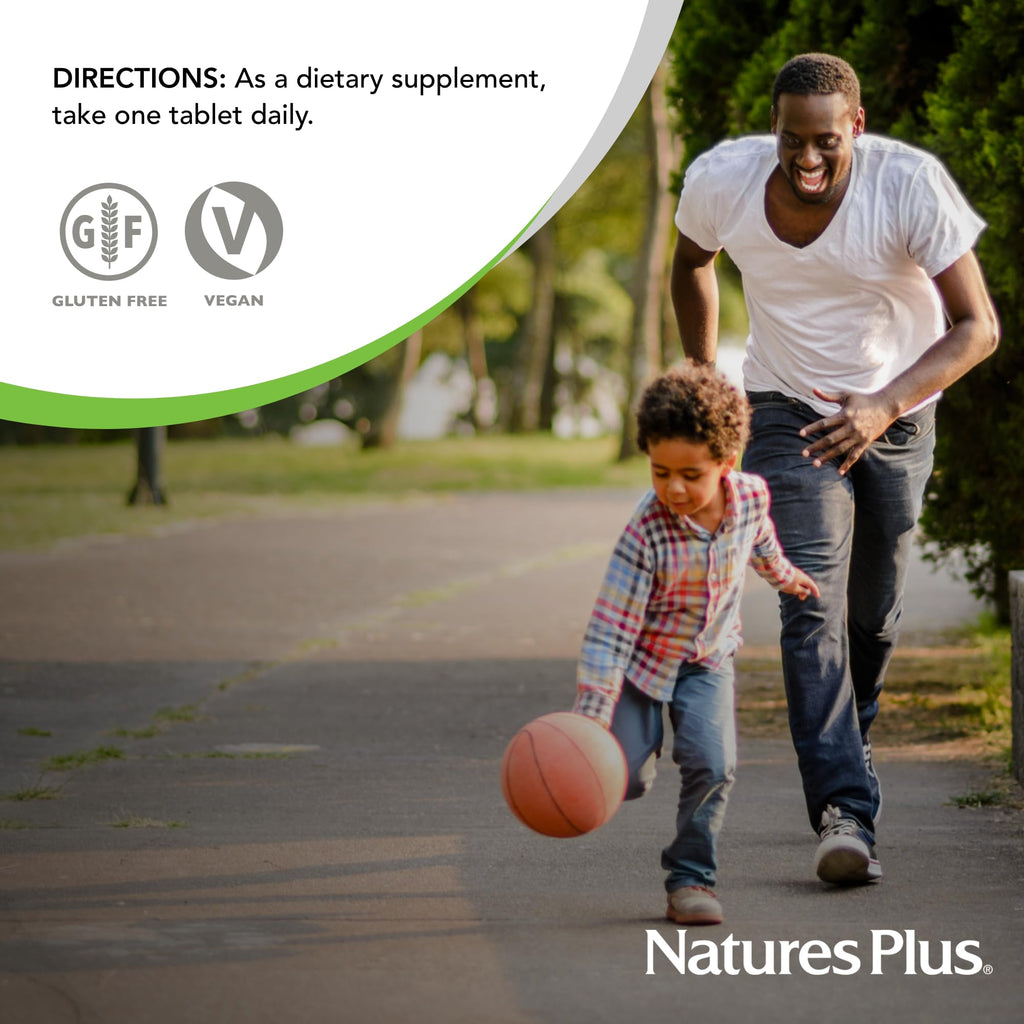 NaturesPlus Adult's Chewable, Pineapple Flavor - 90 Tablets - Multivitamin & Mineral - Vegan, Gluten Free - 90 Servings