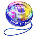 JIN BD Wrist Trainer Ball Auto-Start Strengthener Gyroscopic Forearm Exerciser Gyro for Strengthen Arms, Fingers, Bones and Muscles with LED Light���Blue