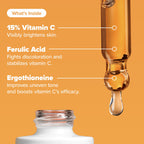 Paula's Choice BOOST C15 Super Booster, 15% Vitamin C Serum for Face, Face Serum with Vitamin E & Ferulic Acid for Discoloration & Glow, Fragrance-Free, 0.67 Fl Oz