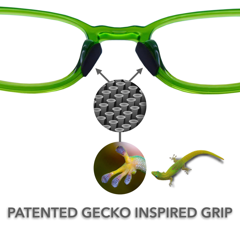 Setex Gecko Grip Ultra-Thin 0.6mm Anti Slip Eyeglass Nose Pads, (15 Black Pair) USA Made, 2500 Innovative Microstructured Fibers per Nose Pad, 0.6mm x 7mm x 16mm