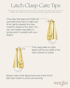 SNGIA Long Oval Chunky Dangle 18K Gold Plated Hoops with Colored Resin Gemstone Statement Earrings for Women, (Green, Brown, Light blue, Dark Blue), Bold Drop Handmade Exaggerated Irregular Trendy Bohemian Jewelry Gifts, Unique Dangling Teardrop Baroque S