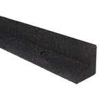 TISHO 3" x 48" Black Rubber No Dig Landscape Garden Border Edging (Pack 6)，Made of 100% Recycled Tires，Sturdy, Flexible and Reusable，Pieces are 4ft in Length (Color : Black)