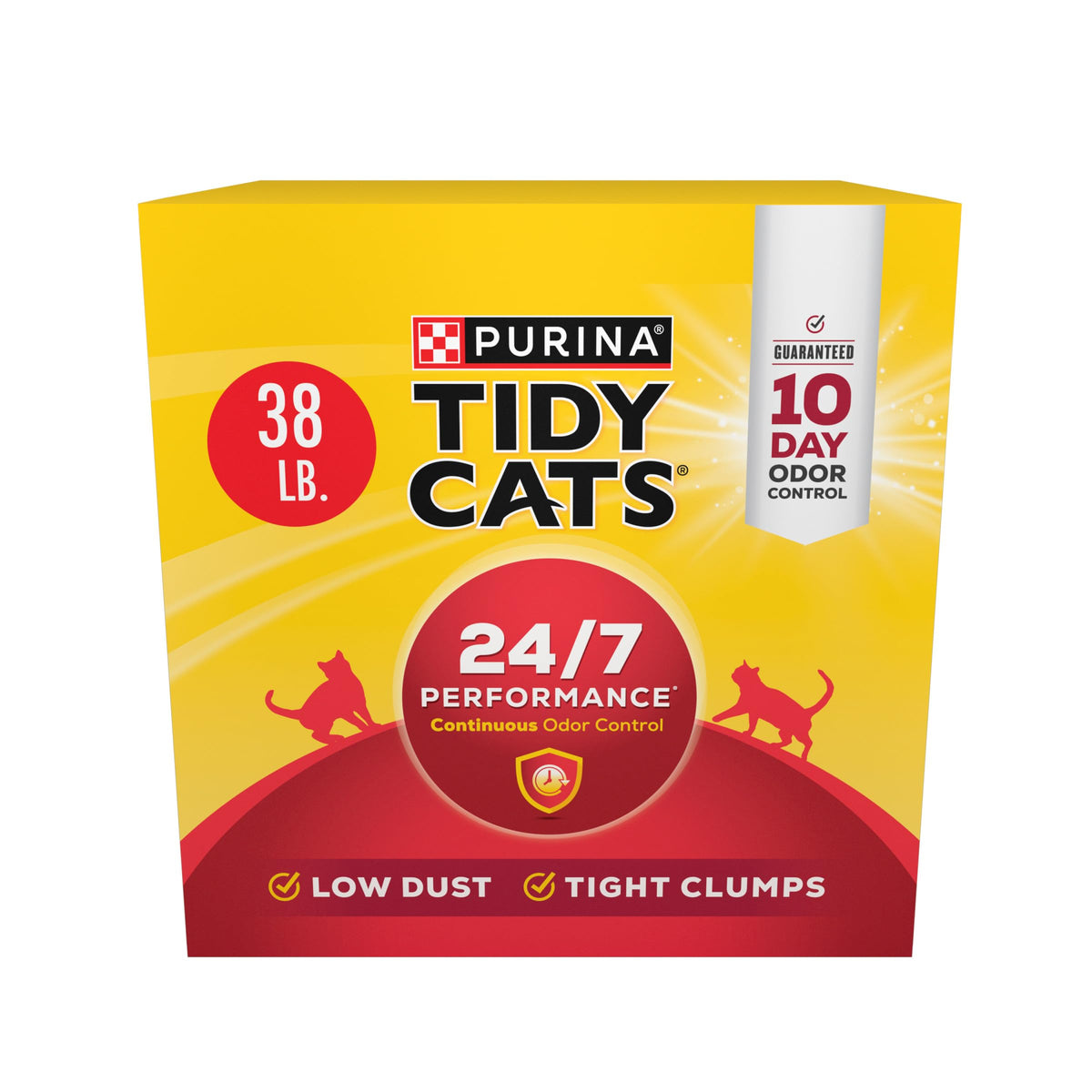 Purina Tidy Cats 24/7 Performance Clumping Cat Litter, 38 lb Box