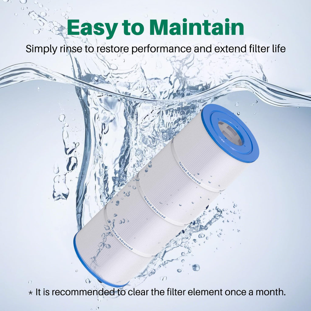 PA81 Pool Filter Replaces Hayward C580E, CX580XRE, Ultral-A3, Unicel C-7483, Hayward SwimClear C3020, C3025, C3030, Filbur FC-1225, FC-6425,4 X 81 sq. ft. Filter Cartridge,L x OD: 19 5/8"x 7"4 Pack