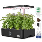 iDOO 12Pods Hydroponics Growing System Garden with LED Grow Light