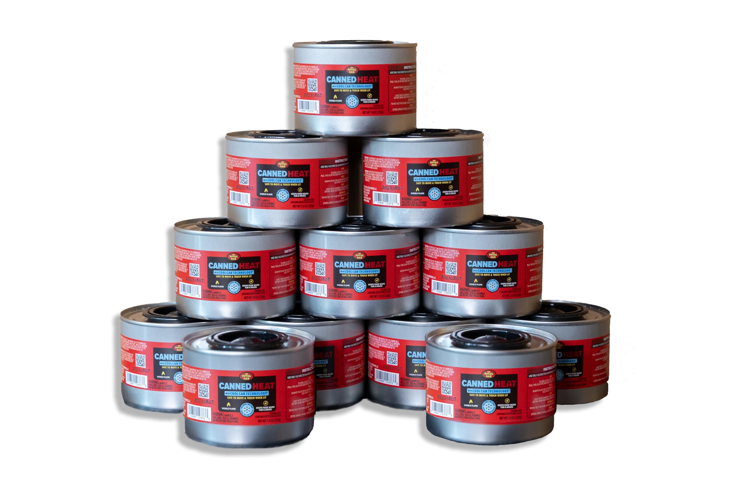 Royal Oak Canned Heat 6-Hour Chafing Fuel, 12 Pack, Comfortable to touch