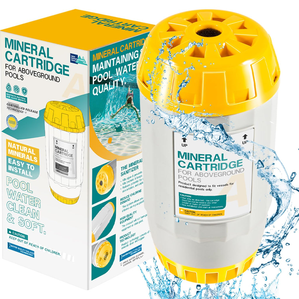 W28165 Mineral Cartridge Replacement Part Fit for Zodiac Nature2 A30 Cartridge, for Zodiac Nature 2 Above Ground A Vessels, for Pools Up to 30K Gallons (Except Limited), 2 Holes of Buttom