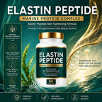 Keikeyo Elastin Peptides, Elastin Peptide Skin Tightening Formula, Marine Protein Complex, Daily Nutritional Support for Skin 60 Count (1pcs, 1)