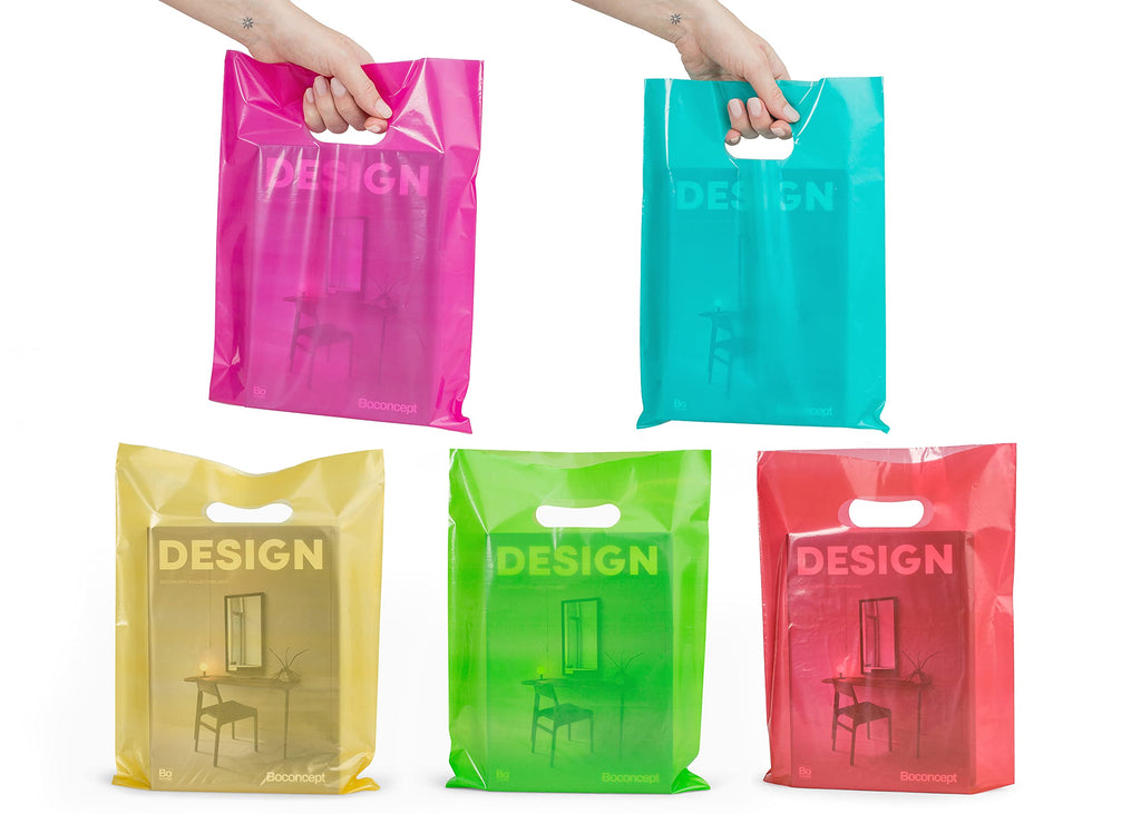 Choice Marts Merchandise Bags Multicolor 100 Count 9"x12" Size
