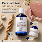 Lymphatic Drainage Massage Oil for Massage Therapy- Warming Arnica & Ginger | Surgeon-Developed Formula | Post Surgery Recovery, BBL, Liposuction, 360 Lipo, Tummy Tuck, Fibrosis | Made in USA | 8.5 Oz