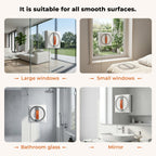 Tosima WA9C Pro Window Cleaning Robot with 4-Nozzle Dual Spray, AI Path Planning & Triple Safety System, 6 Cleaning Modes Remote Control Smart Window Robot