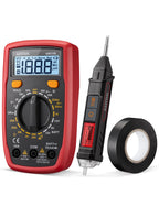 AstroAI Electrical Test Kit ETK1, Digital Multimeter, Non-Contact Voltage Tester & Screwdriver, Electrical Tape, an Ideal Set for Electricians, DIYers, Handymen