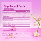 Women’s Probiotic Gummies with Slippery Elm & Prebiotic, Daily Feminine Balance Support, pH Balance for Women, Healthy Flora & Freshness Support, Digestive & Immune Support, Pineapple Flavor, 60 Count