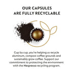 Nespresso Capsules Vertuo, Double Espresso Scuro, Dark Roast Espresso Coffee, 30-Count Coffee Pods, Brews 2.7oz.