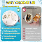 Gigilli Light Up Whale Bath Toys Sprinkler with 4 Water Spray Patterns, Bath Tub Toys Shower Gifts for 1 2 3 4 5 Years Old Boys Girls