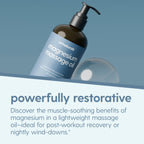 Magnesium Massage Oil for Sore Muscles, Feet, Joints and Leg Cramps, Helps with Sleeping and Post-Workout Recovery, for Sensitive Skin, 8 fl oz by M3