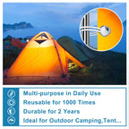 Bungee Balls 9 Inch, 50 PCS White Tarp Bungee with Balls Heavy Duty Tarp Tie Downs for Camping, Shelter, Cargo, Projector Screen, Tent Poles with UV Resistant
