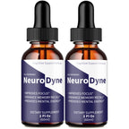 Neurodyne Drops, Official Neurodyne Brain Health Supplement Droppers - Maximum Strength, Advanced Nootropic Drops Support, All Natural Neuro Dyne Cognitive Health & Function Reviews (2 Pack)