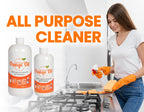 Bluewater Chemgroup Premium Cold Pressed Orange Oil Concentrate- 16 oz (with D-Limonene), Concentrated Cold Pressed Orange Oil Cleaner - All-Purpose Citrus Cleaner and Degreaser Blend