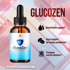 Glucozen Drops, Official GlucoZen Support with All Natural Ingredients, Advanced Glucozen Drops Health & Wellness Support Supplement Formula with Maximum Strength Multivitamins (30 Servings)