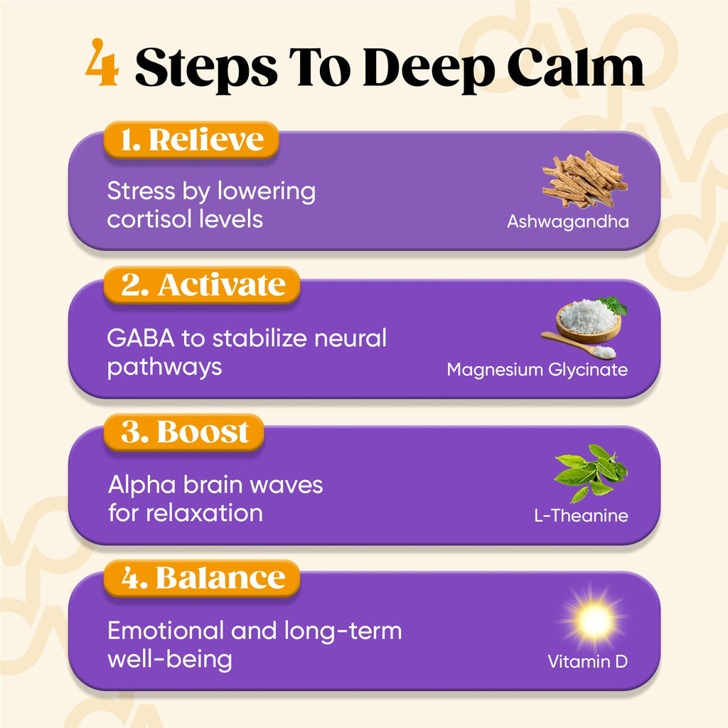 Venture Pal Calm Drink Mix, 12-in-1 Cortisol Reducer and Sleep Aid with Magnesium Glycinate, Ashwagandha, L-Theanine,Vitamin D, Calm Magnesium Powder for Relax & Focus, No Sugar, Non GMO