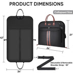 BALEINE Garment Bags for Travel, Water Resistant Carry on Suit Bag