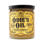 Odie's Oil - Universal Finish for Wood, Leather, Plastic, Vinyl, Metal & More - 9 Oz Jar - Waterproofs, Food Safe, Solvent Free Non-Toxic Finish