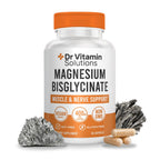 Magnesium Glycinate 400mg (Buffered Magnesium Bisglycinate Chelate) | Albion® Chelated Magnesium for Muscle & Nerve Support + Calm | High Absorption, Gentle on Stomach (1 Bottle, 60 Capsules)