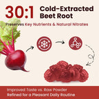 2 Pack Beet Root Gummies – Blood Pressure Support & Mood Support, Super Nitric Oxide Beets Supplement with Grape Seed, L-Theanine & Vitamin C, Sugar-Free Vegan, 30:1 Beet Root Extract, 120 Chews