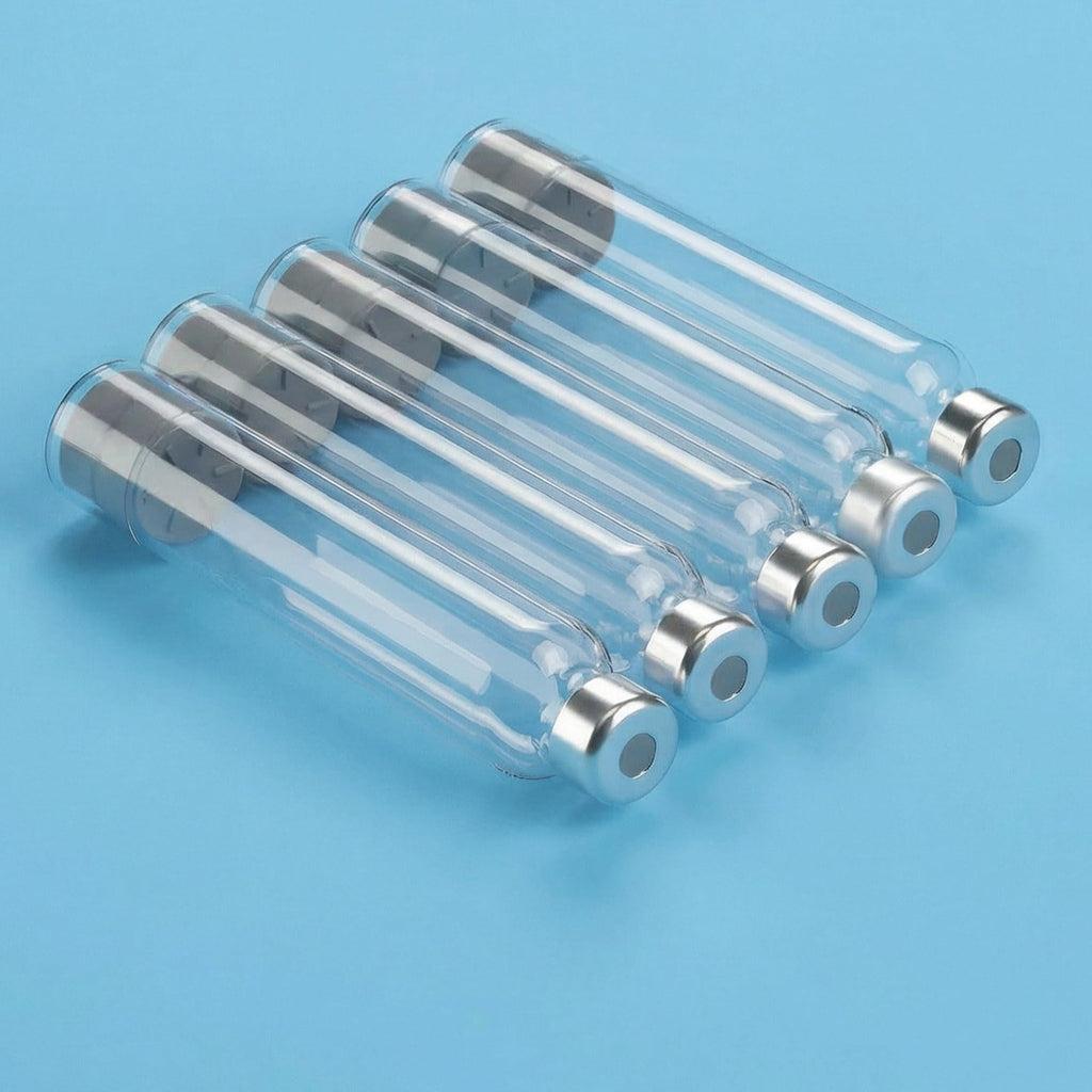 3ml Pen Cartridges for Peptide Pen and V1 V2 Pens, 10 Pack 3cc Empty Glass Cartridge with 11mm Long Stopper, Sterilized & Individually Wrapped