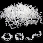 400 Pcs Plastic Trellis Plant Support Clips for Support, Grape and Tomato Vine, Vegetables Plants, Garden Clips to Grow Upright Makes Plants Healthier