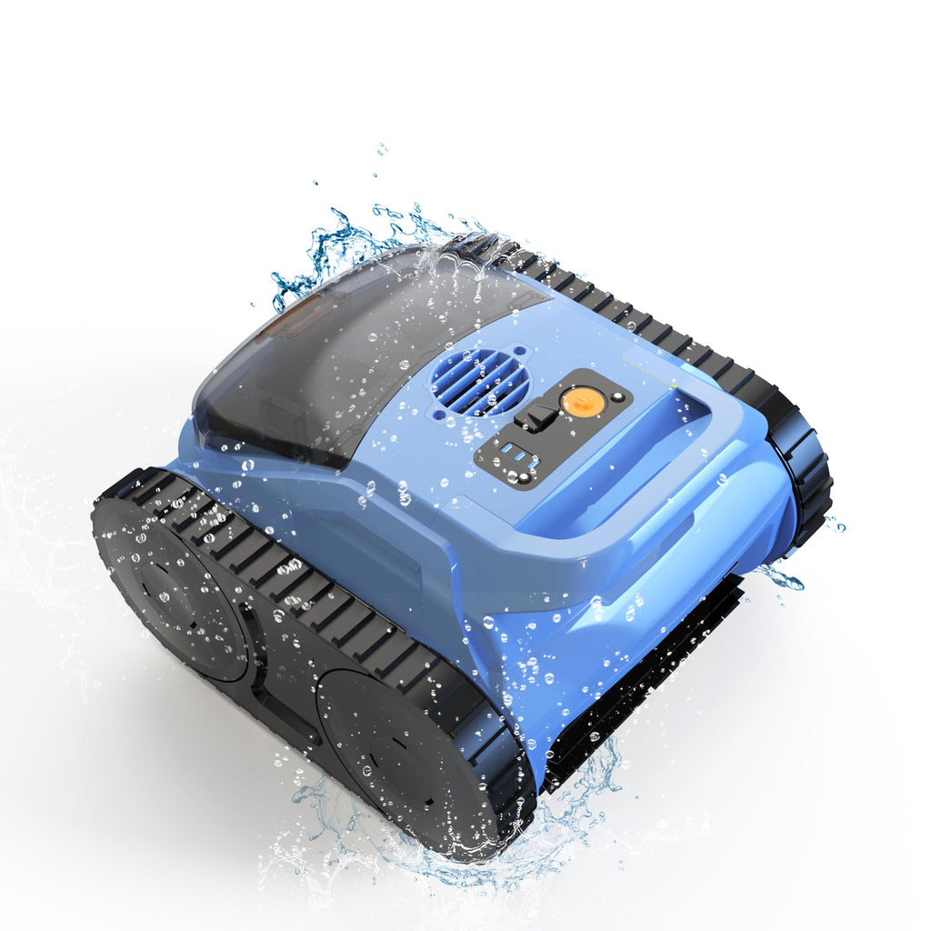 (2025 Upgrade) Pool Vacuum for Inground Pools, Robotic Pool Cleaner, Cordless Wall Climbing Pool Cleaner, Cleans Pool Floors, Walls & Waterline, Cleaning Up to 2100 Sq.ft, 180 Min