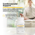 Integrative Therapeutics Magnesium Glycinate Plus - Brain Function Support Supplement for Adults* - Supports Heart and Muscular Function* - Dairy-Free & Gluten-Free - 120 Count (60 Servings)