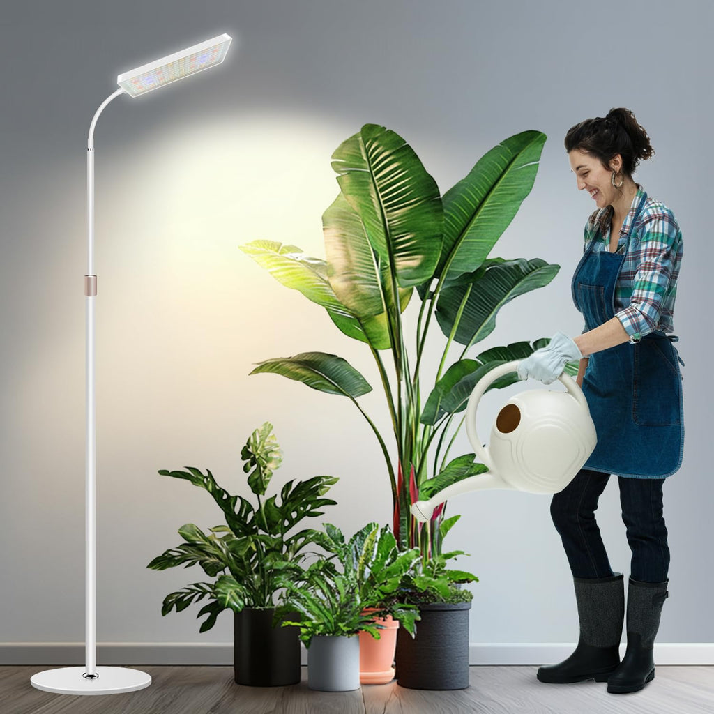 Wiaxulay Grow Lights for Indoor Plants,Full Spectrum Plant Light 68in Stand