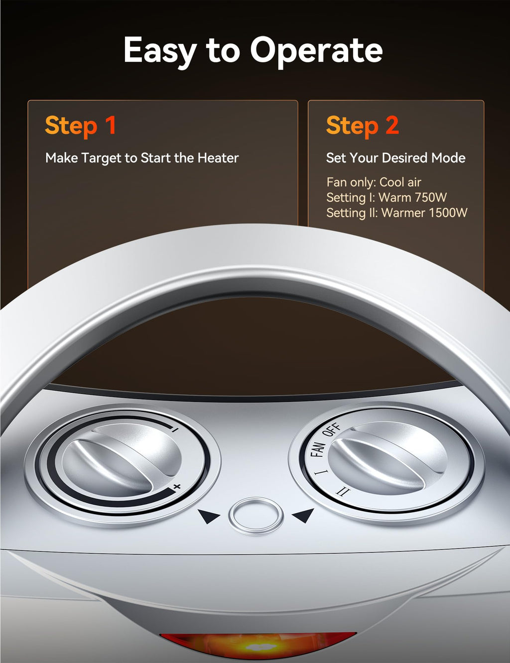 GiveBest Space Heater, Portable Space Heaters for Indoor Use