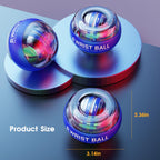 JIN BD Wrist Trainer Ball Auto-Start Strengthener Gyroscopic Forearm Exerciser Gyro for Strengthen Arms, Fingers, Bones and Muscles with LED Light���Blue