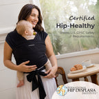 Momcozy Baby Wrap Carrier, Easy-On 2-Piece Design, Newborn to 33 lb