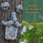 Aflowa Tree Faces Bird Feeder,Funny Old Man,Large