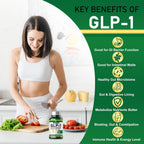 doemfarty GLP-1 Supplement, GLP-1 Support Capsules with Berberine, Naturally GLP1 Production, GLP-1 Probiotic Capsules for Women & Men, 60 Count