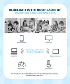 ANYLUV Blue Light Glasses for Kids, Youth Protection Glasses for Gaming, Teen Blue Light Glasses Reduce Eye Strain