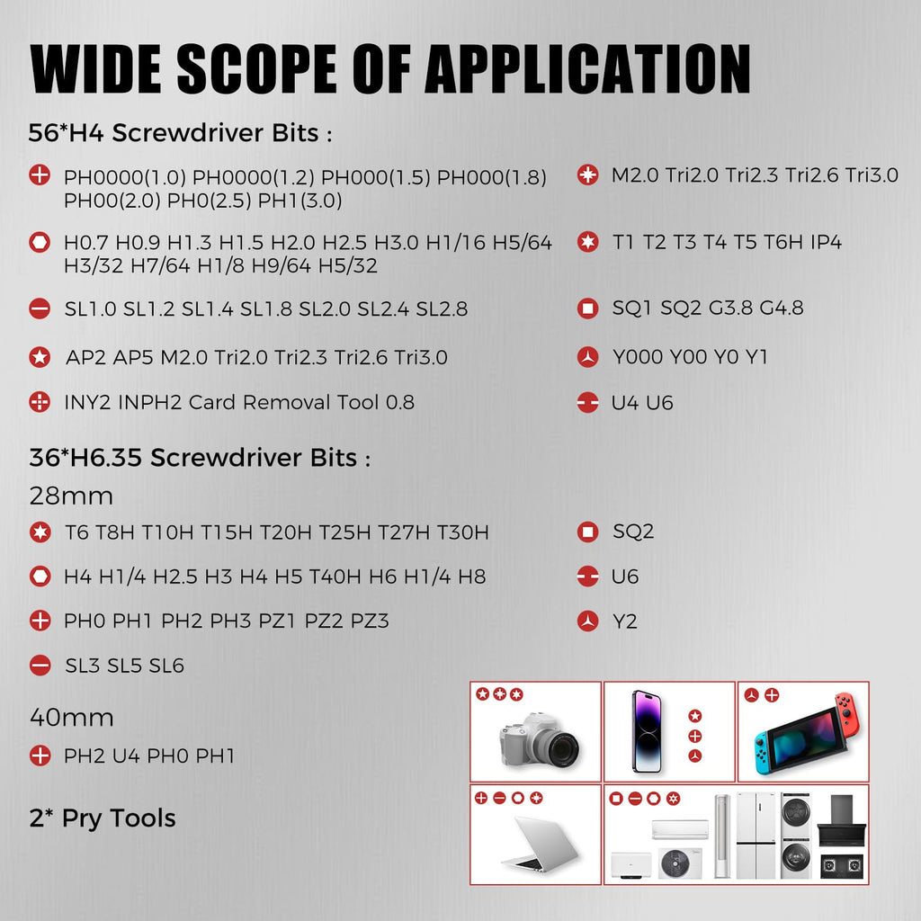 VMAN Ratchet Screwdriver Set, 100 in 1 magnetic Screwdriver sets, S2 Steel Bits, DIY Combination Flexible Shaft, Suitable for Furniture Assembly, Precision Electrical Appliance Repair, Bicycle Tools