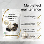 motilli Everwell Aged Garlic Extract - Odorless Garlic Supplement Softgels, Immune Support, Non-GMO, 200 Count