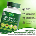 Boreome Zafira Recovery Foundation Capsules – Clear Mental Fog, Reduce Hair Loss & Boost Digestion | Clinically Tested, All-Natural Ingredients，Non-GMO, 60 Capsules